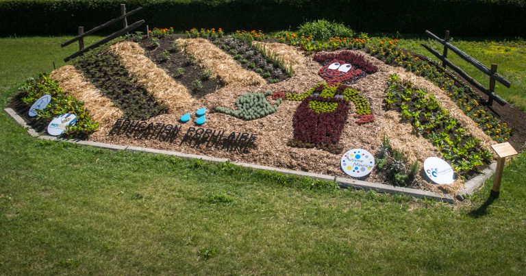 Photo: Francois Gervais25/06/18. TR, Mosaiques florales de Trois-RivieresPiste cyclable / des Chenaux
